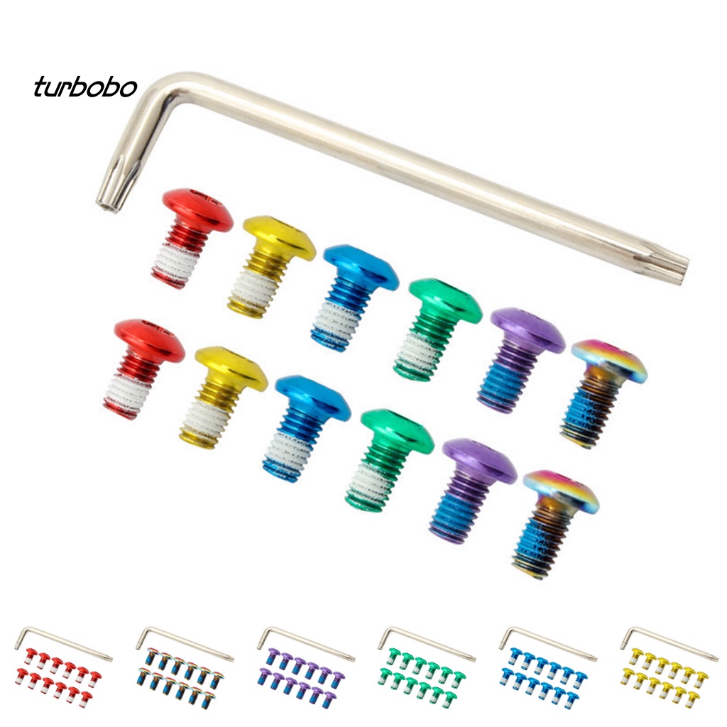 Set 12 Ốc Vít Chuyên Dụng Cho Đĩa Phanh Xe Đạp Leo Núi MUQZI T25 M5