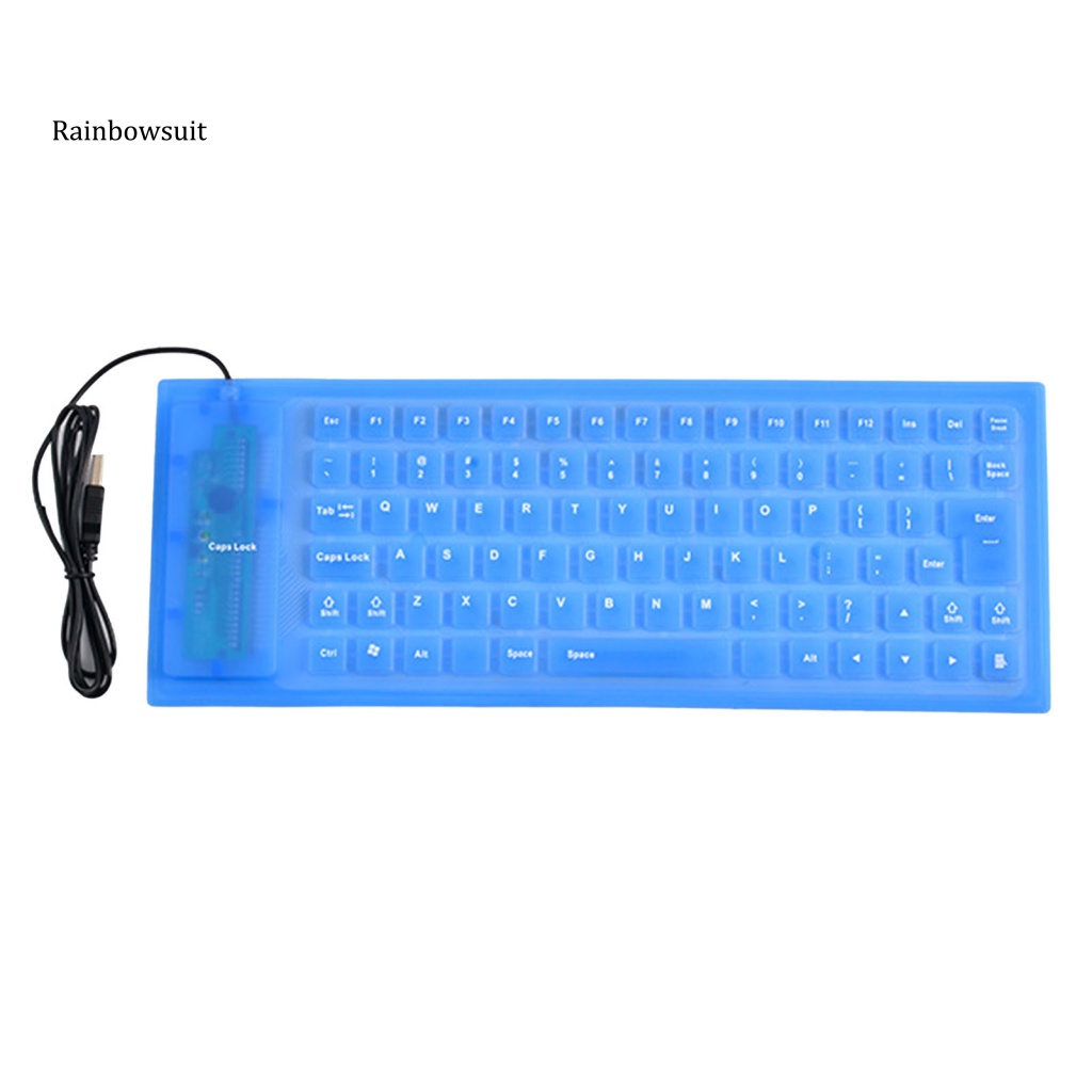 Bàn Phím Silicon Mềm Có Dây USB 85Keys Có Thể Gập Lại Cho Máy Tính