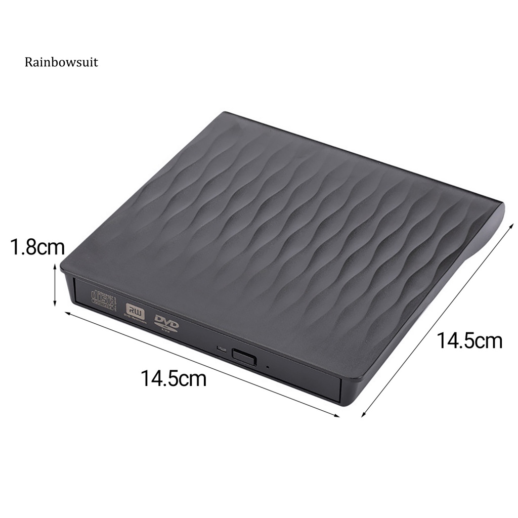 Đầu Đọc Đĩa DVD Kết Nối Usb 30 Siêu Mỏng Thông Dụng Cho Laptop
