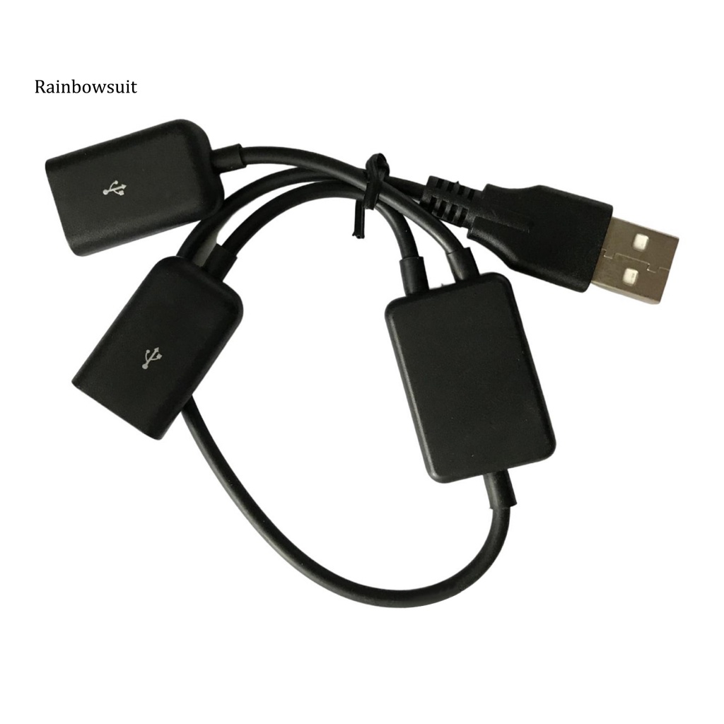 Cáp Mở Rộng USB Tốc Độ Cao 2 Trong 1 Chống Nhiễu Ổn Định Đầu Cắm Sang 2 Cổng Cắm USB Cho Máy Tính