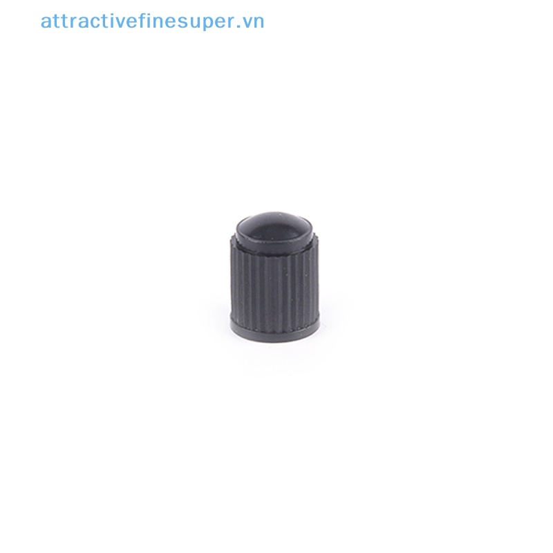 100 Nắp Nhựa Đen Đậy Van Bánh Xe Đạp, Xe Hơi