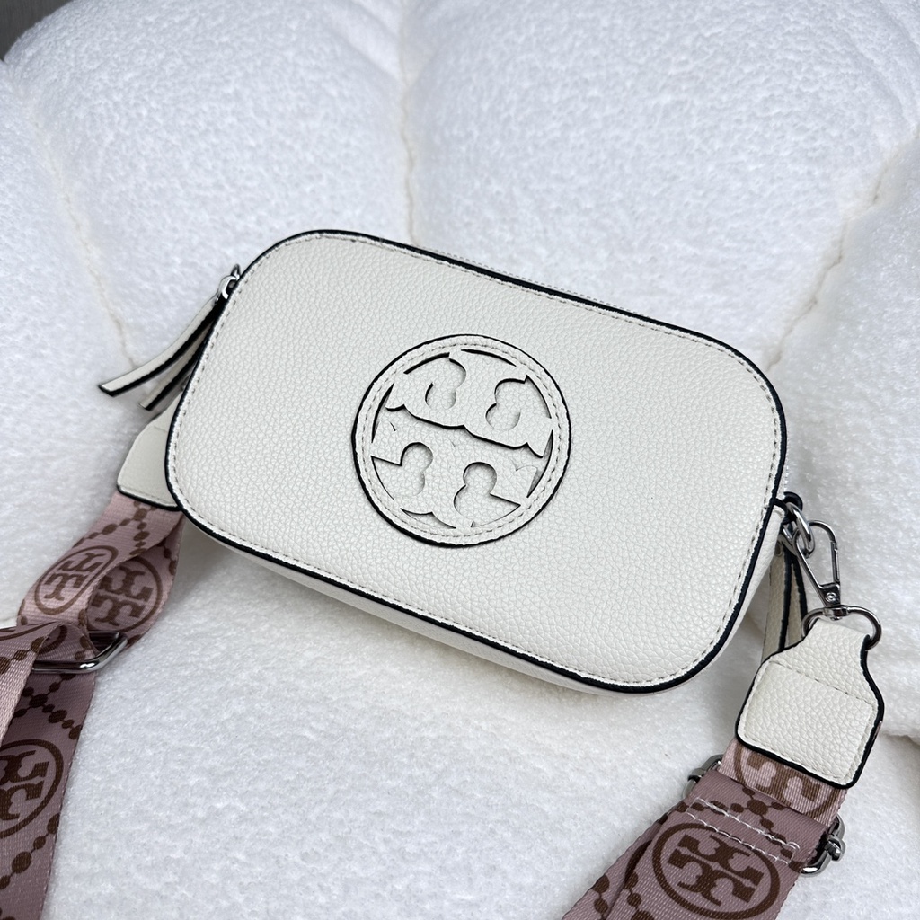 Túi Đeo Vai Tory Burch8373 Bằng Vải Canvas Phong Cách Retro Sang Trọng Dành Cho Nữ