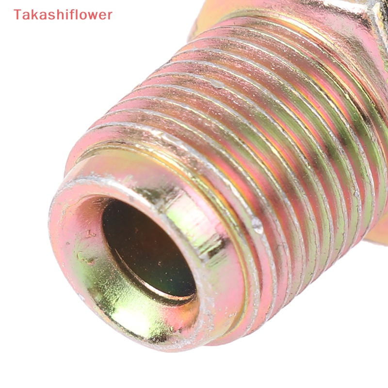 [TakashiflowerV] Bộ Đai Ốc Ống Xi Lanh M12mm X1mm Vàng Kết Nối Dây Phanh