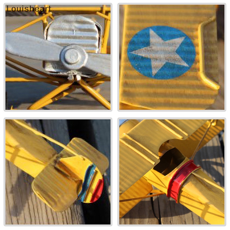 Đồ trang trí Máy Bay Louisheart Retro Bằng Kim Loại Trang Trí Phòng Khách / Phòng Ngủ