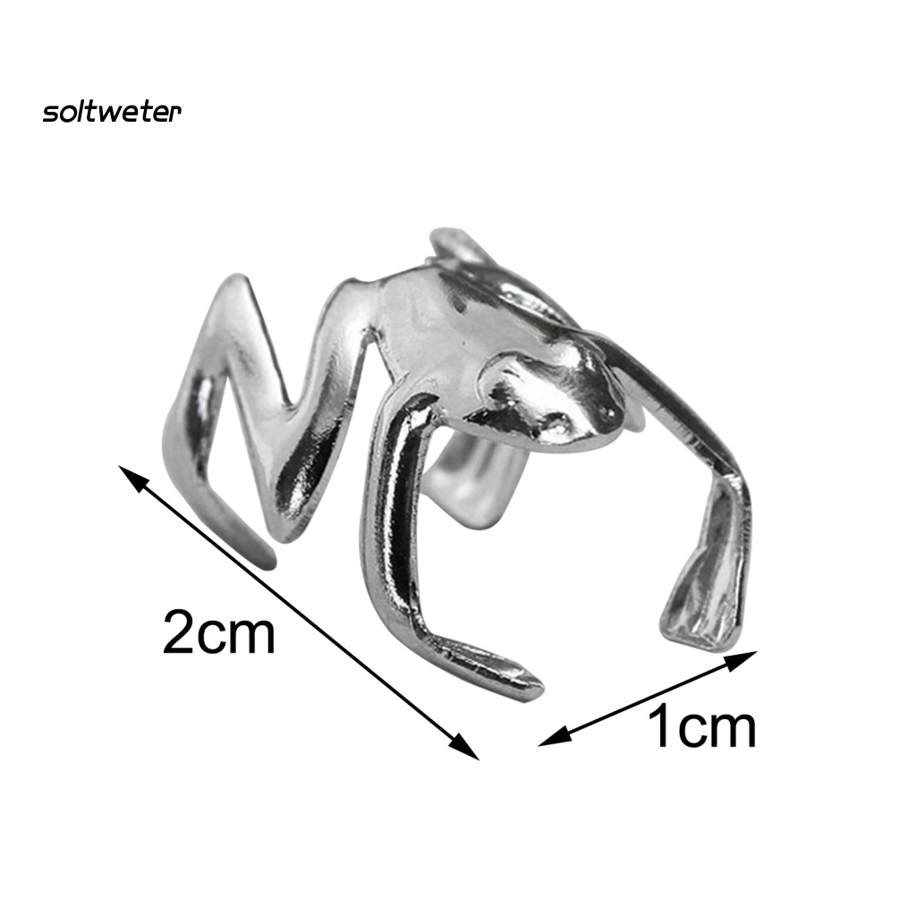 Khuyên Kẹp Vành Tai Bằng Hợp Kim Hình Chú Ếch Tinh Tế Quyến Rũ Cho Nữ