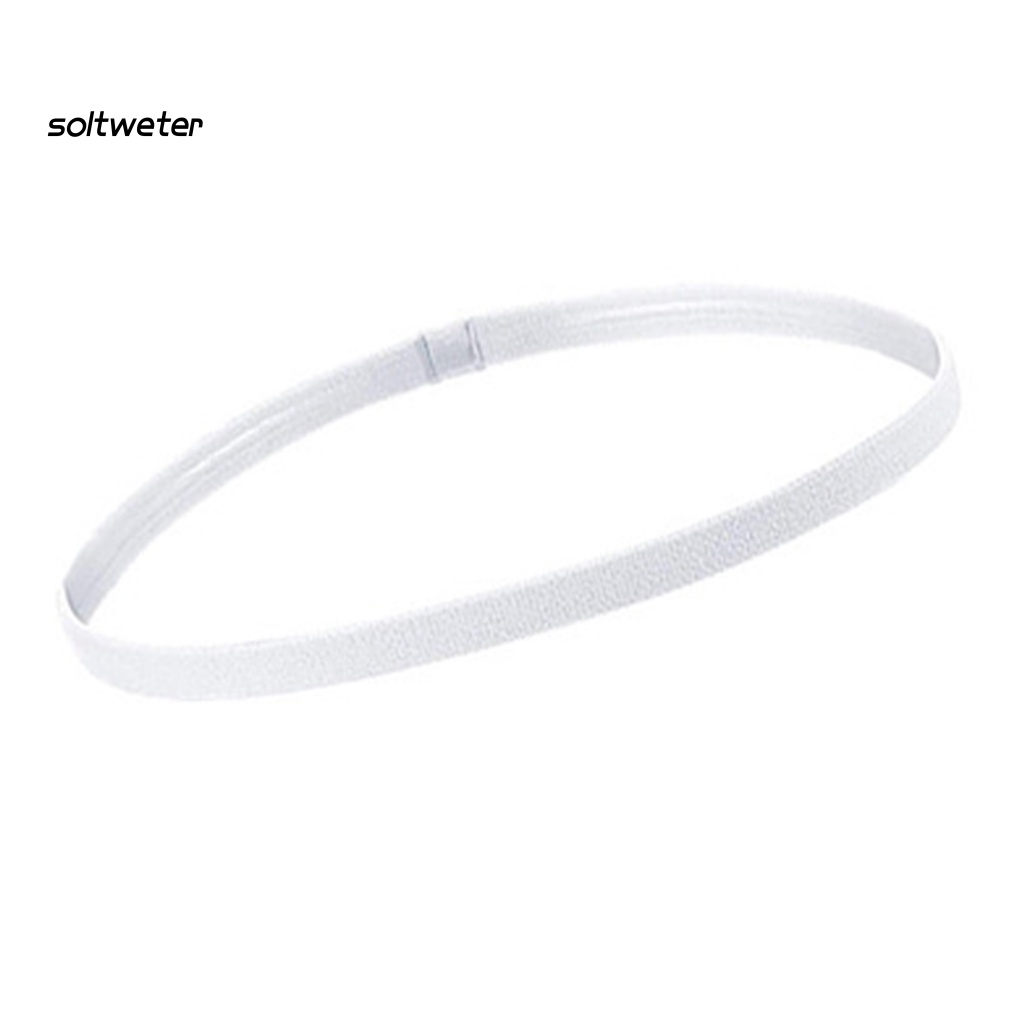 Băng Đô Thể Thao Thấm Hút Mồ Hôi Chống Trượt Mềm Mại Co Giãn Tốt Màu Trơn