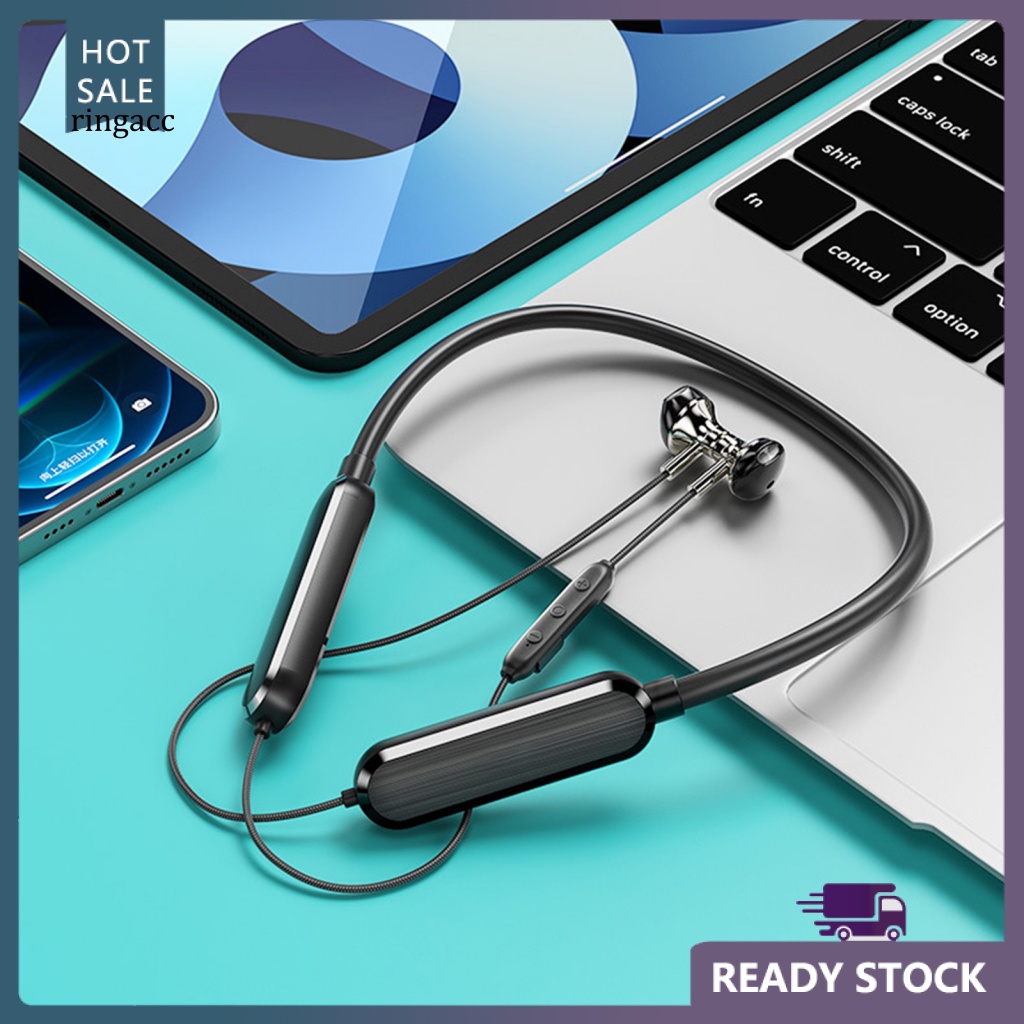 Tai Nghe Đeo Cổ RGA Bluetooth Không Dây IPX5 Chống Nước Có Thể Thay Đổi Theo Dõi Sức Khỏe