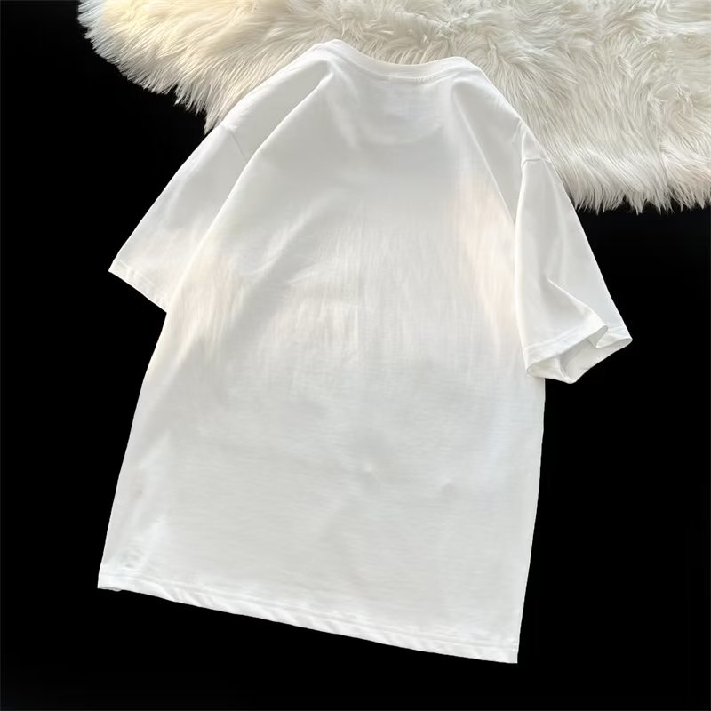 Áo Thun Tay Ngắn Màu Sắc Đơn Giản Phong Cách Đường Phố Cho Nam