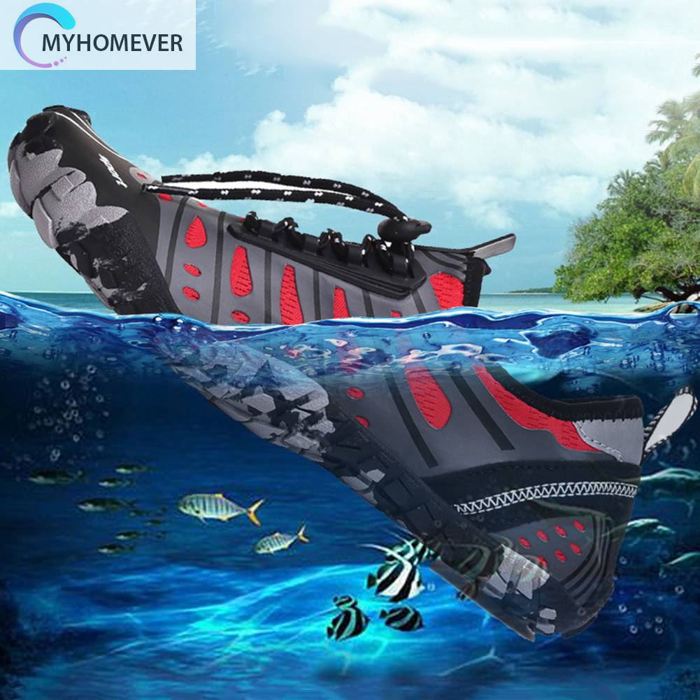 Giày Đi Bơi Chống Trượt In Họa Tiết Thời Trang Dành Cho Cả Nam Và Nữ