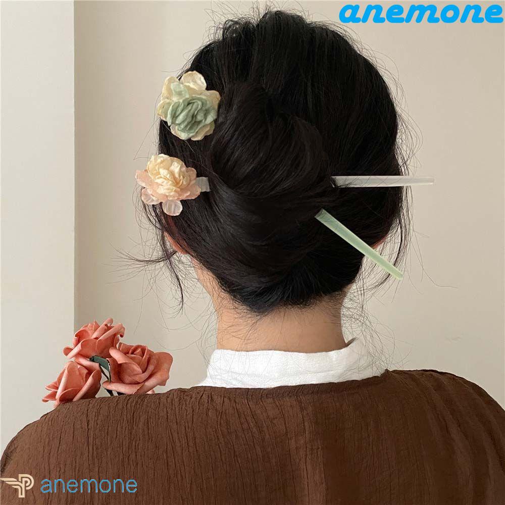 Trâm Cài Tóc Hình Hoa Phong Cách Trung Quốc Cổ Điển Cho Cô Dâu