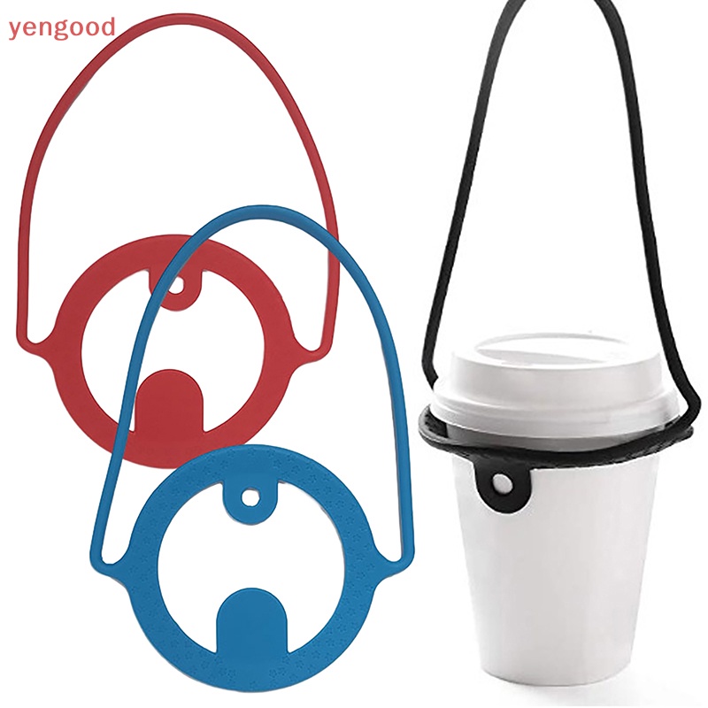 (YGD) Giá Đỡ CốC Cà Phê Có Dây Đeo Rảnh Tay Có Thể Tái Sử Dụng