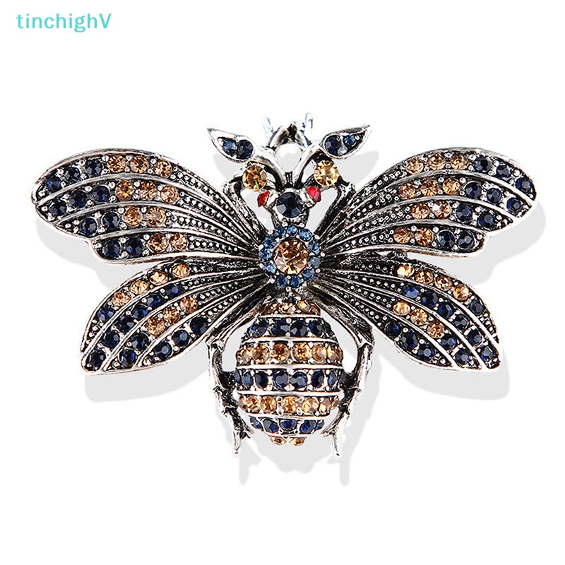 [TinchighV] Trâm Cài Áo Hình Chú Ong Nhỏ Đính Đá Pha Lê Sang Trọng [Mới]