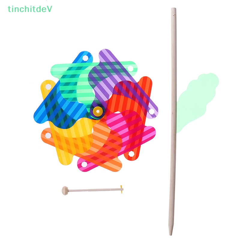 [TinchitdeV] Đồ Chơi Chong Chóng Gió Sân Vườn Bằng Gỗ 24cm [Mới]