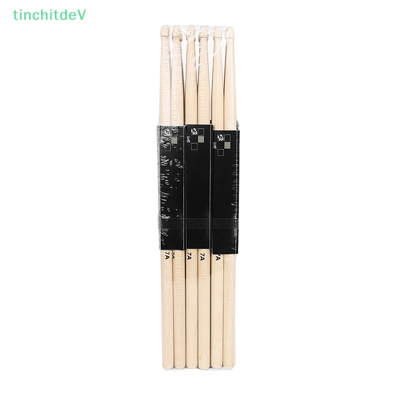 Bộ 12 Cặp Trống 7A Bằng Gỗ Phong Cổ Điển Dành Cho Người Mới Bắt Đầu