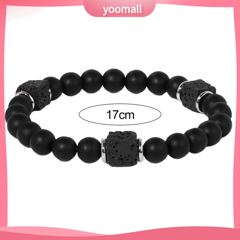 Vòng Tay Chuỗi Hạt Đá Tự Nhiên Có Thể Điều Chỉnh Kích Thước Dùng Làm Quà Tặng Ngày Của Cha