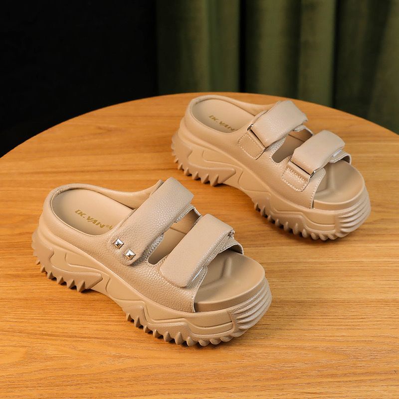 FEIJIANU dép sandal nữ giày sandal nữ dép đế cao đi biển Thoải Mái Xinh Xắn 27Z23070315