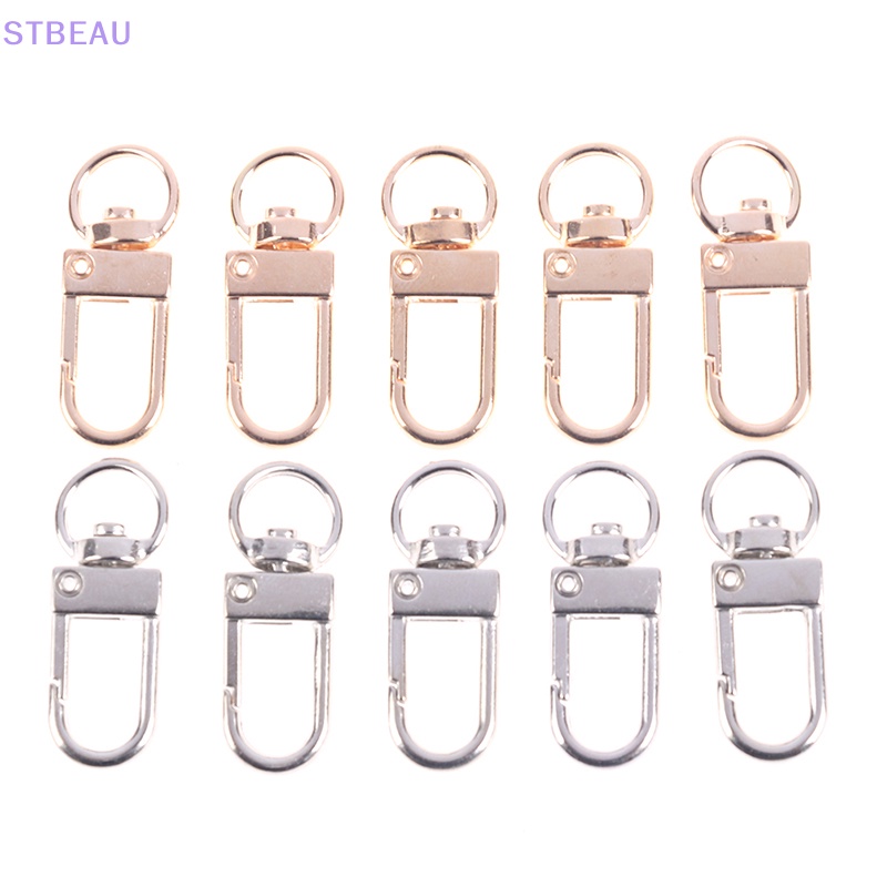 Bộ 10 Móc Kẹp Tôm Hùm 13 * 34mm Tự Làm Trang Sức Tiện Dụng