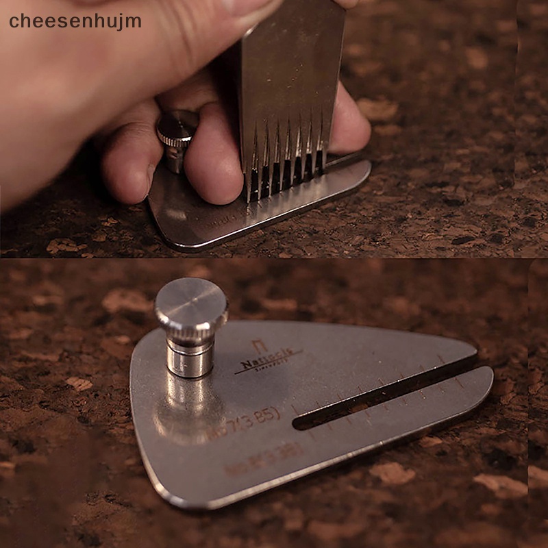 Dụng Cụ Hỗ Trợ Đục Lỗ Đồ Da Bằng Thép Không Gỉ