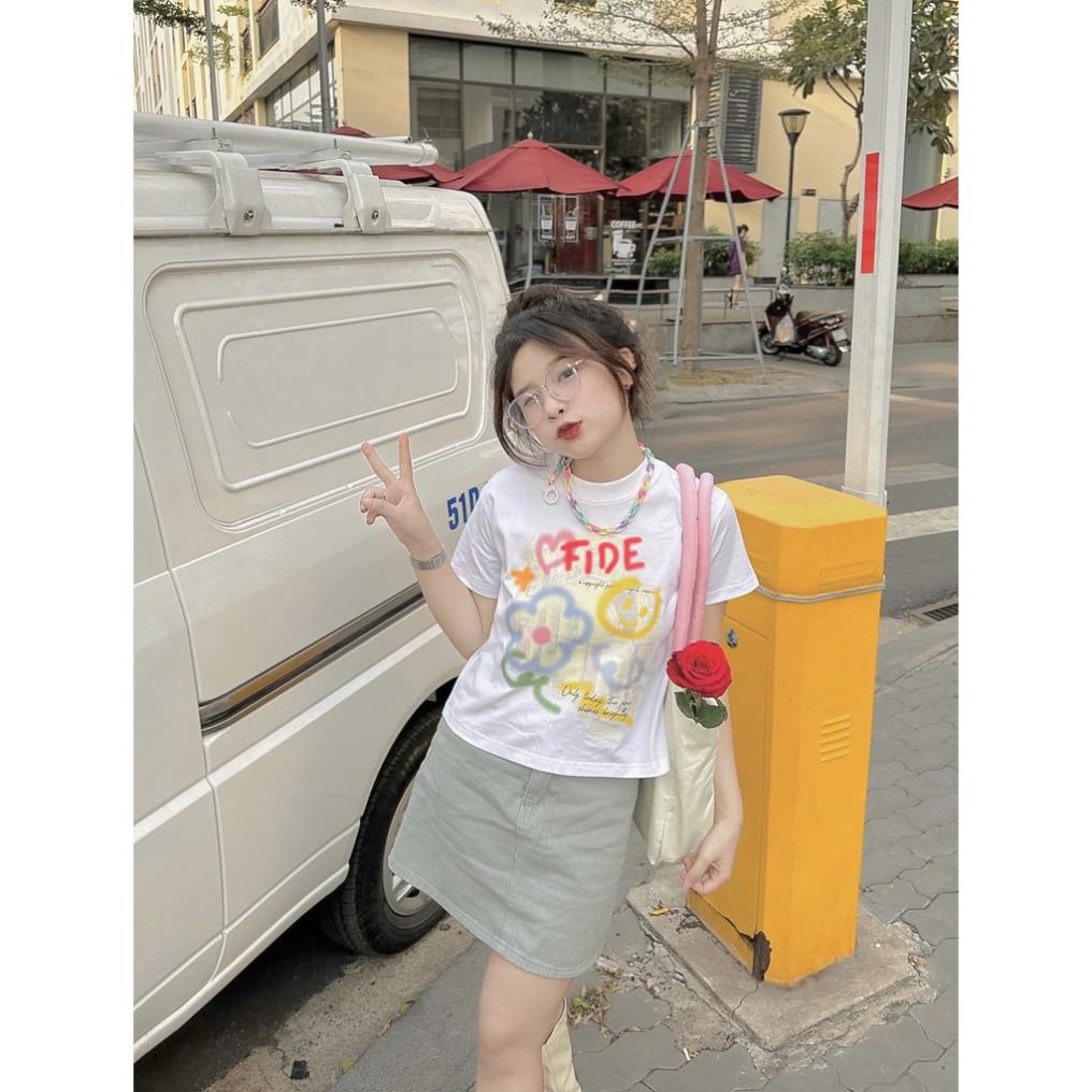 Áo Baby Tee FIDE thun cotton 100%, Áo thun BABY TEE Trendy 2023 BRCLOTHING