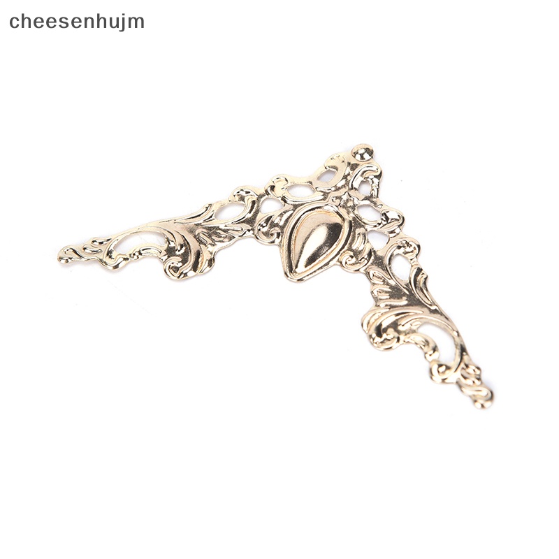 Bộ 12 Kẹp Kim Loại 41 * 41mm Chuyên Dụng Bảo Vệ Góc Sổ Lưu Niệm