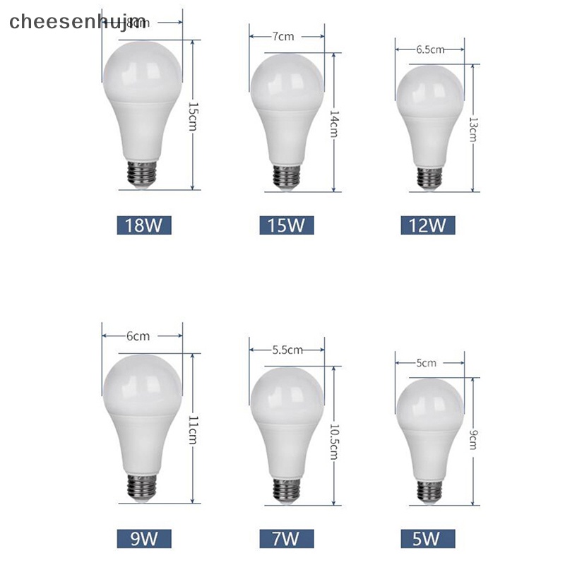 Bóng Đèn LED E27 5W 7W 9W 12W 15W 18W Ánh Sáng Trắng Ấm Tiện Dụng