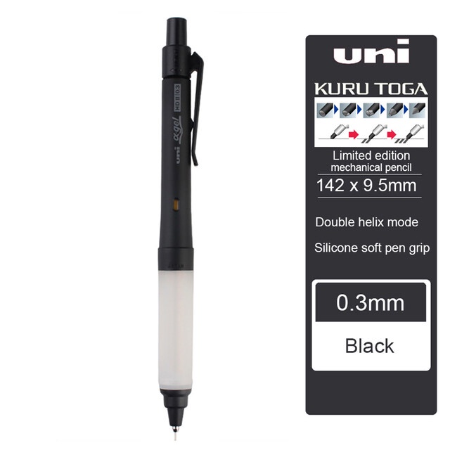 Bút Chì Bấm Uni M5-1009GG Alpha-Gel Tự Động 0.3 0.5 Mm