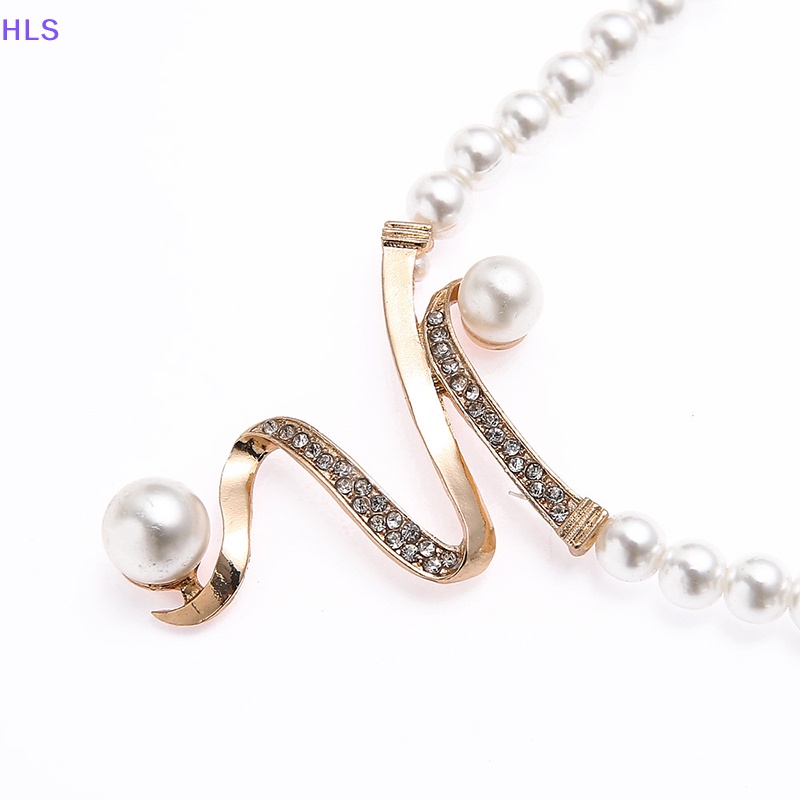 1 Set Vòng cổ Và Bông Tai Đính Ngọc Trai Thời Trang Cho Nữ