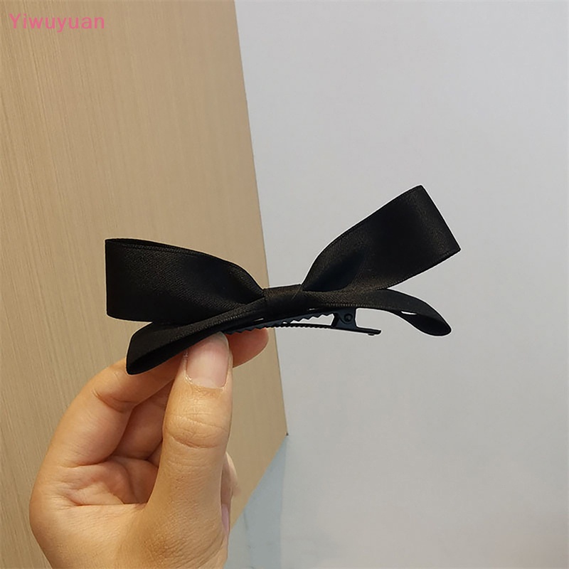 < Yiwuyuan > Kẹp Tóc Mái Nhỏ Ba Chiều Đính Nơ Dễ Thương Phụ Kiện Kẹp Tóc Bé Gái Mới