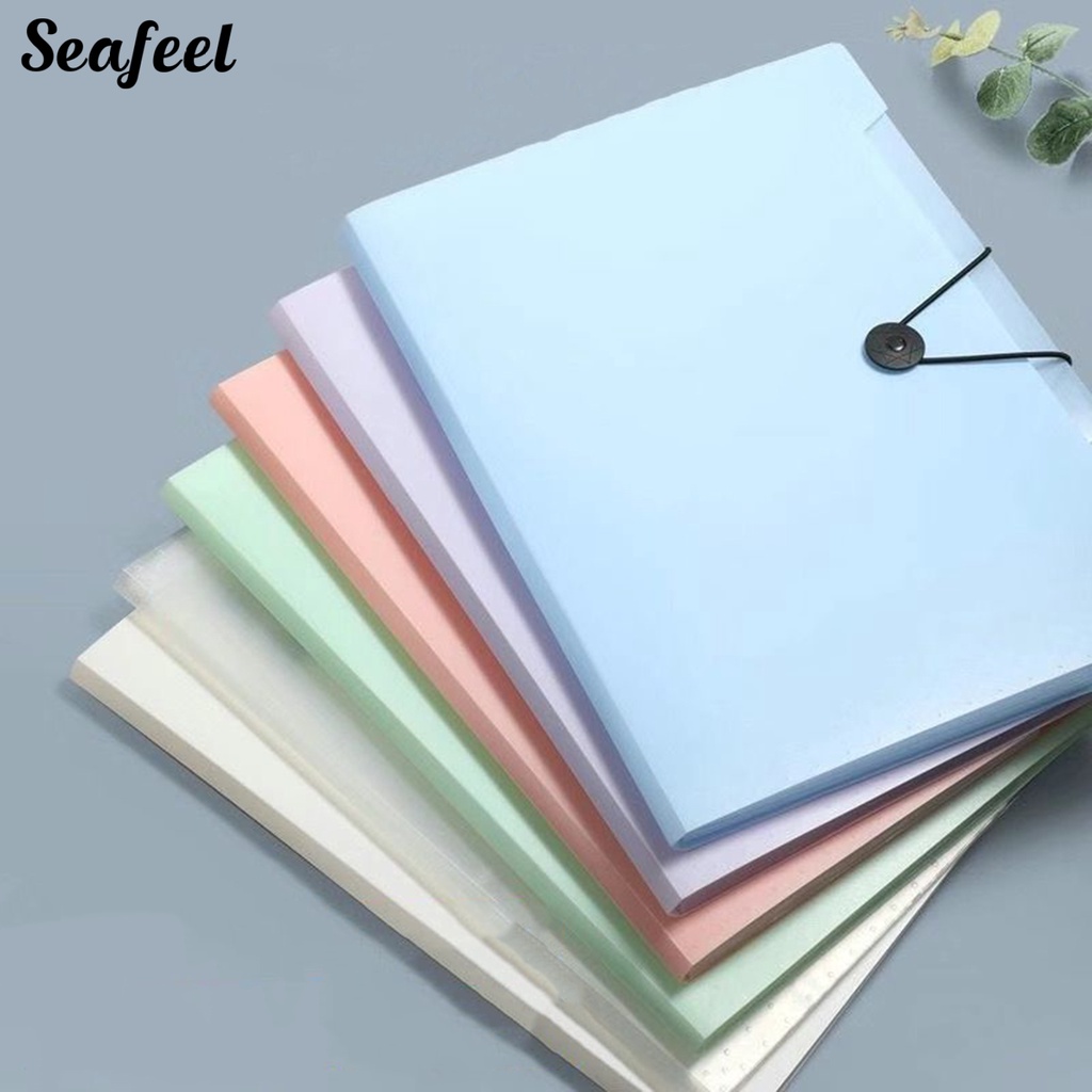 Bìa Đựng Tài Liệu Khổ A4 8 Thiết Kế Trong Suốt Sức Chứa Lớn Tiện Dụng