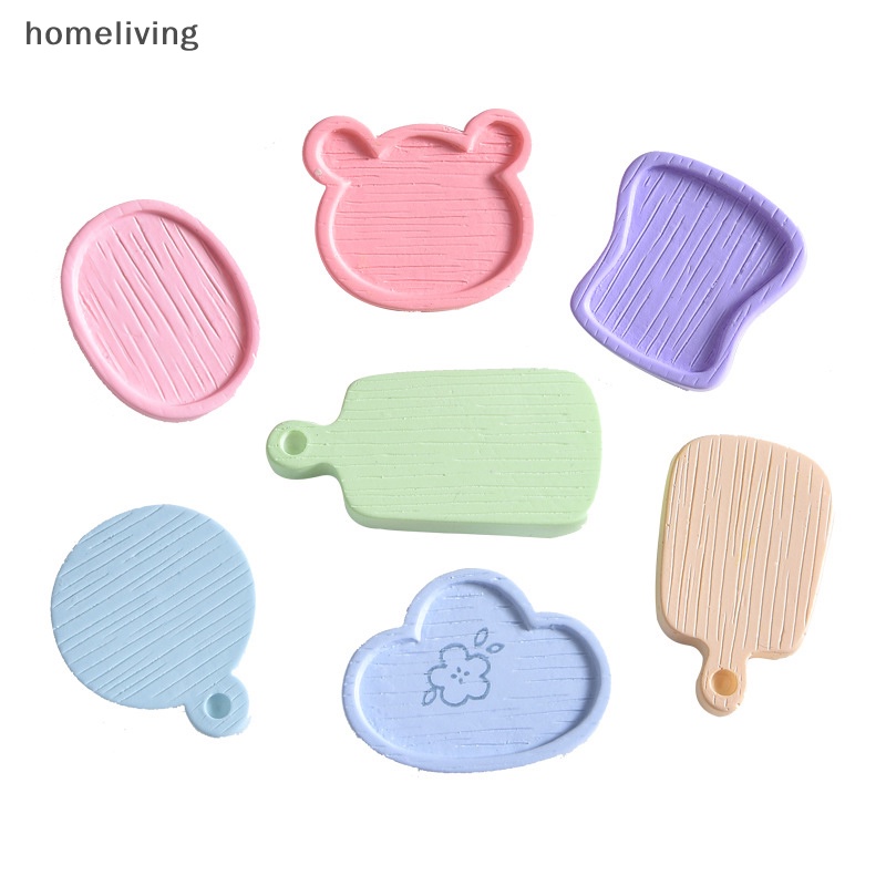 Set 3 Khay Đựng Thức Ăn Tỉ Lệ 1: 12 Dùng Trang Trí Nhà Búp Bê