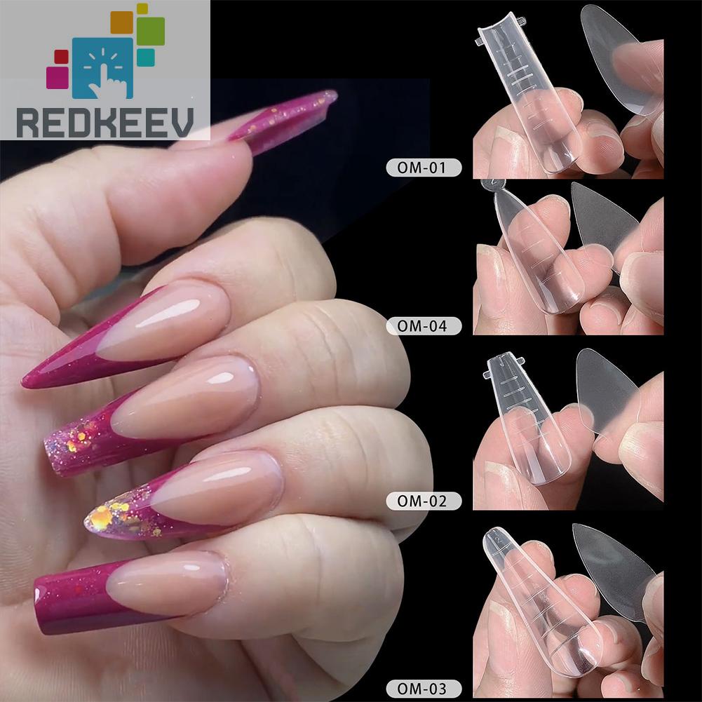 Set 24 Khuôn Dán Trang Trí Móng Tay Chuyên Dụng Cho Salon