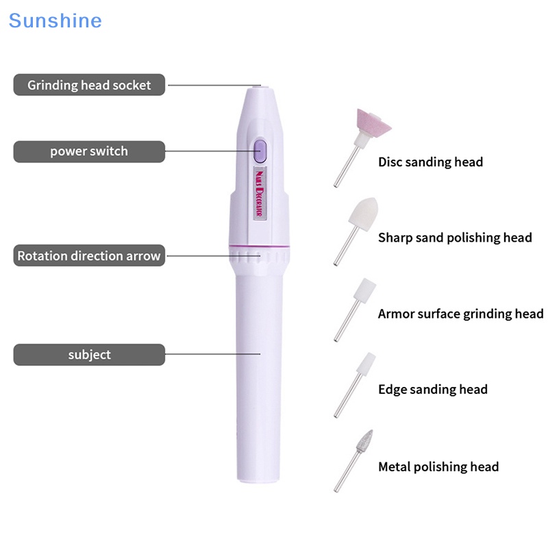 Bút Tẩy Tế Bào Chết Đánh Bóng Móng Tay Mini Tiện Dụng