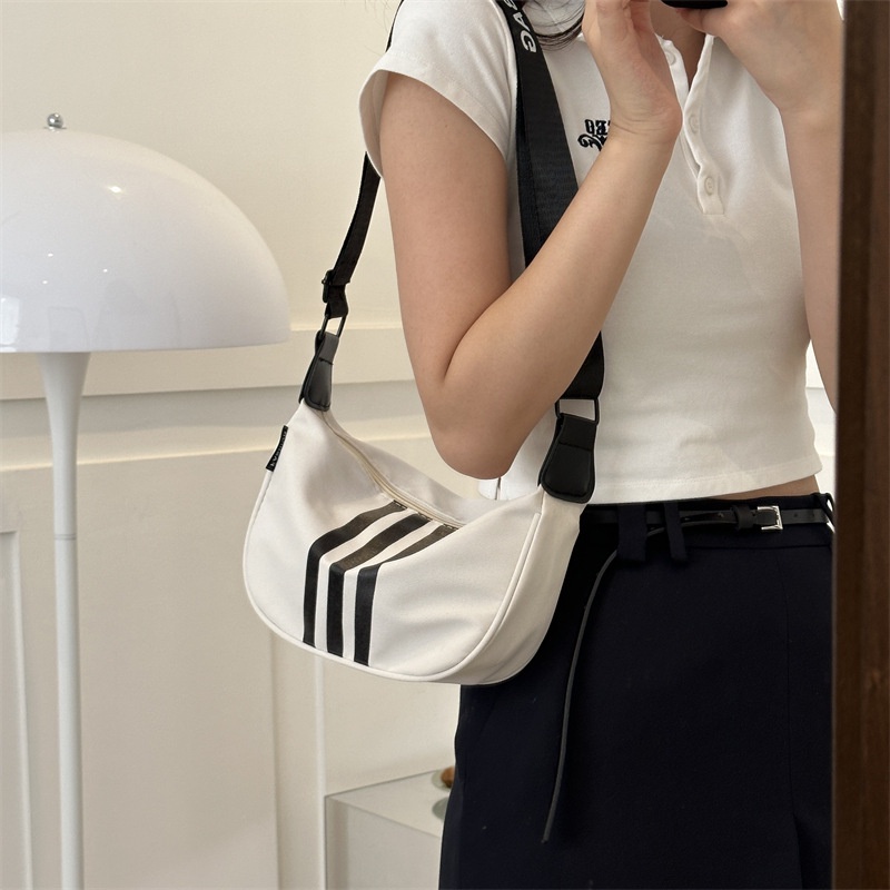 Túi Xách Thể Thao Bằng Vải Canvas Thời Trang Mùa Hè Giản Dị Dành Cho Nữ