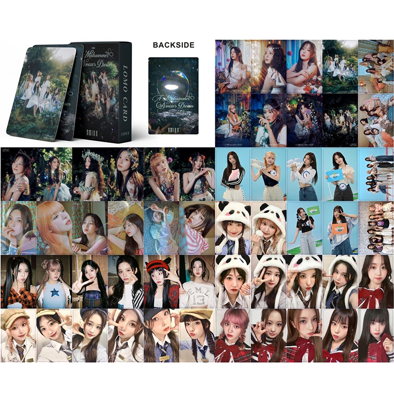 MMIXX Card Set 55 Tấm Thẻ Ảnh A Midsummer NMIXX's Dream Kpop Lomo Card Hình Nhóm Nhạc