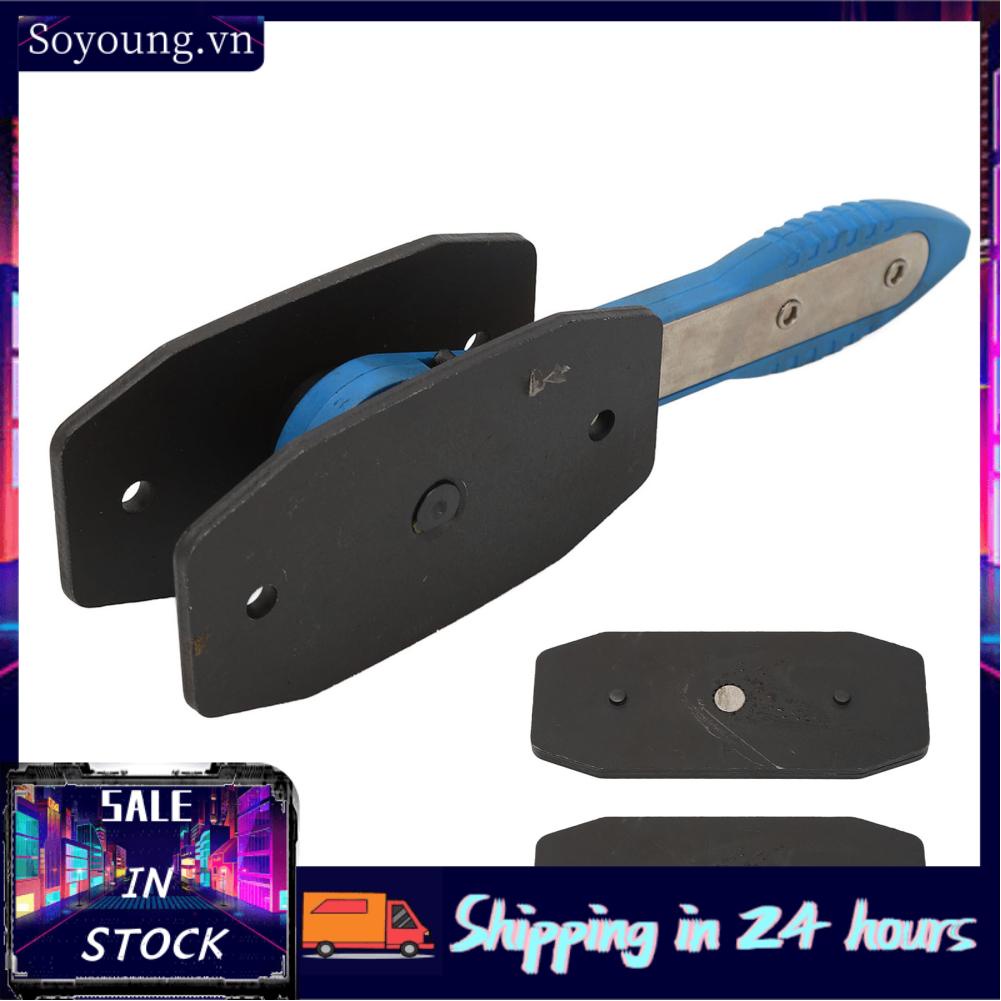 Soyoung Brake Caliper Press Tool Ratchet Wrench Spreader Tools Blue with 2 Pairs Of Plates for Most Trucks Vehicles
