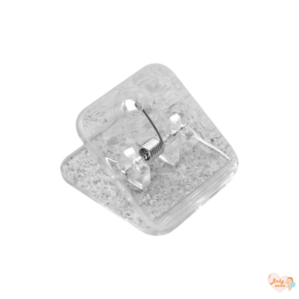 Kẹp Rèm Cửa Trong Suốt Hình Vuông Nhỏ Tiện Dụng