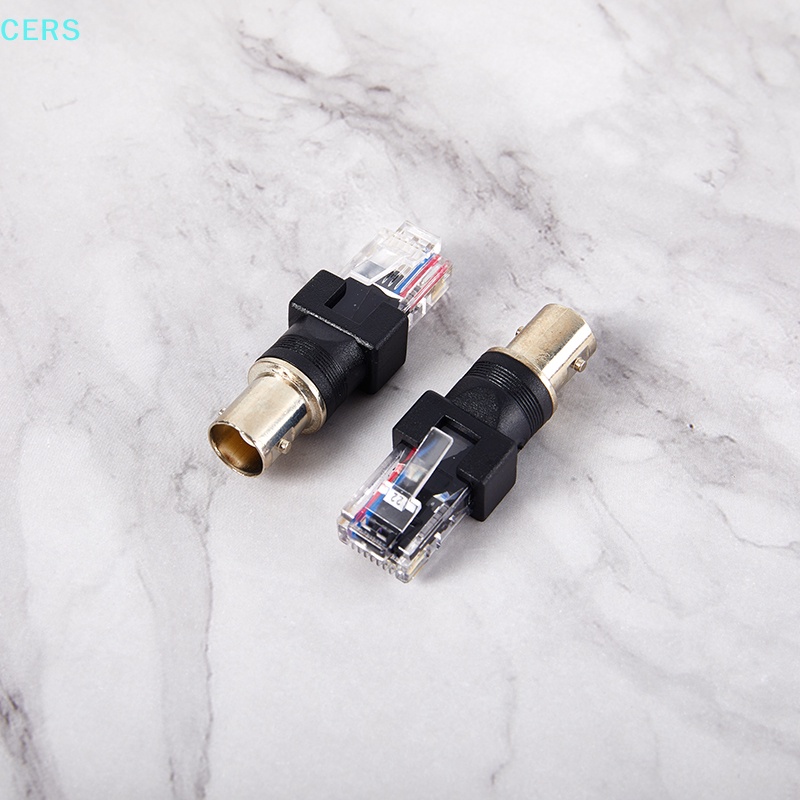 1 Đầu Nối BNC Cái Sang RJ45 Đực Màu Đen