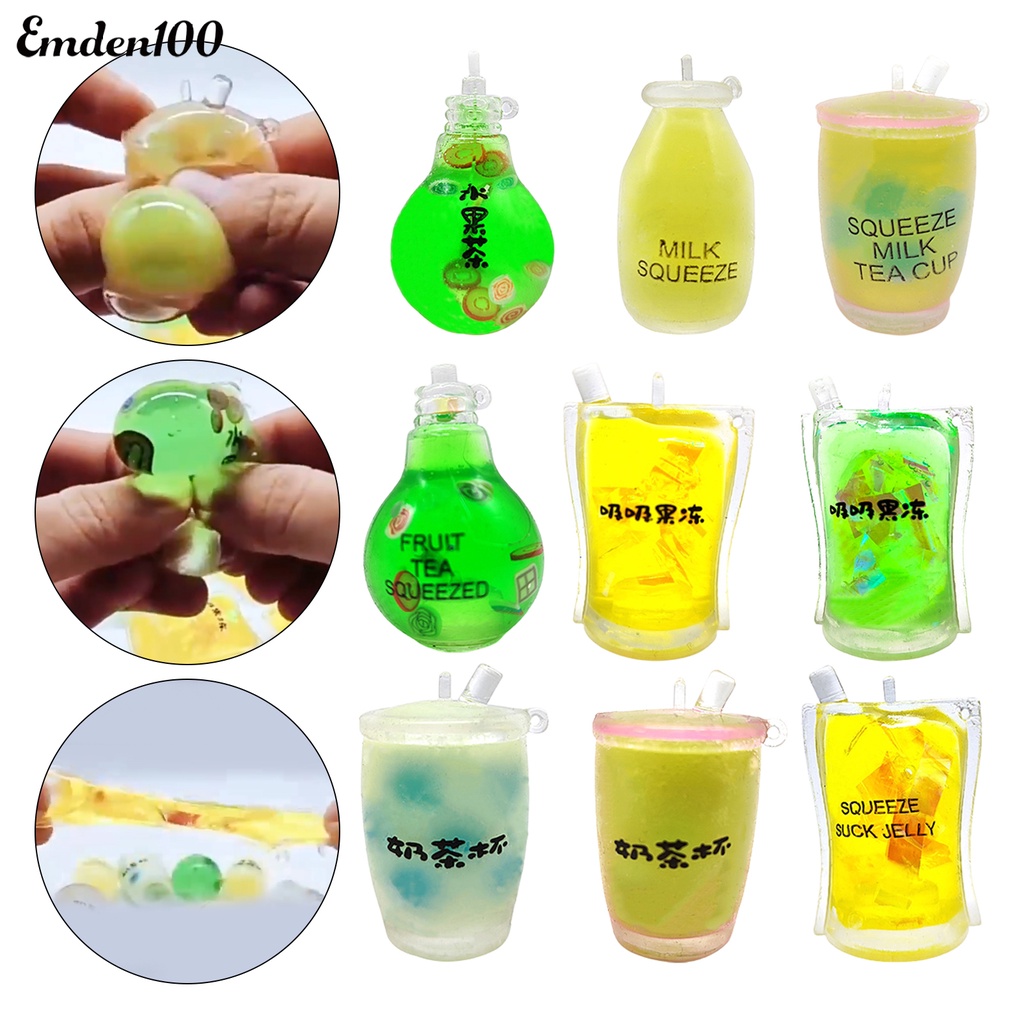 Đồ Chơi Mềm Dẻo Giảm Căng Thẳng Hình Ly Trà Sữa Độc Đáo