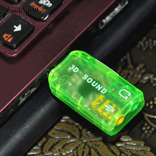 Thẻ Âm Thanh Ảo Thuật 5.1 Kênh Chuyển Đổi USB 2.0 Sang 3D