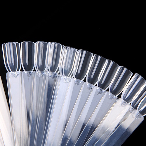 Set 50 Móng Tay Giả Gắn Quạt Luyện Tập / Trưng Bày Cho Nữ