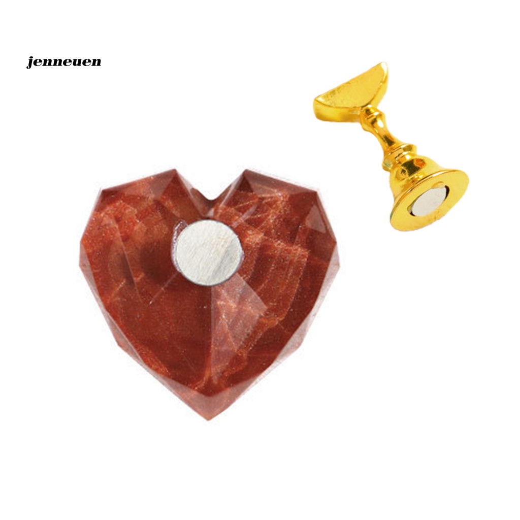 Giá Đỡ Nam Châm Hình Trái Tim Luyện Tập Làm Móng Tại Nhà