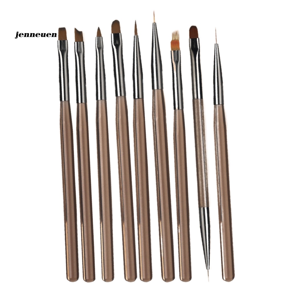 Jen Cọ Hai Đầu Chấm Bi Trọng Lượng Nhẹ Dễ Vệ Sinh Cho Salon Làm Móng Nghệ Thuật