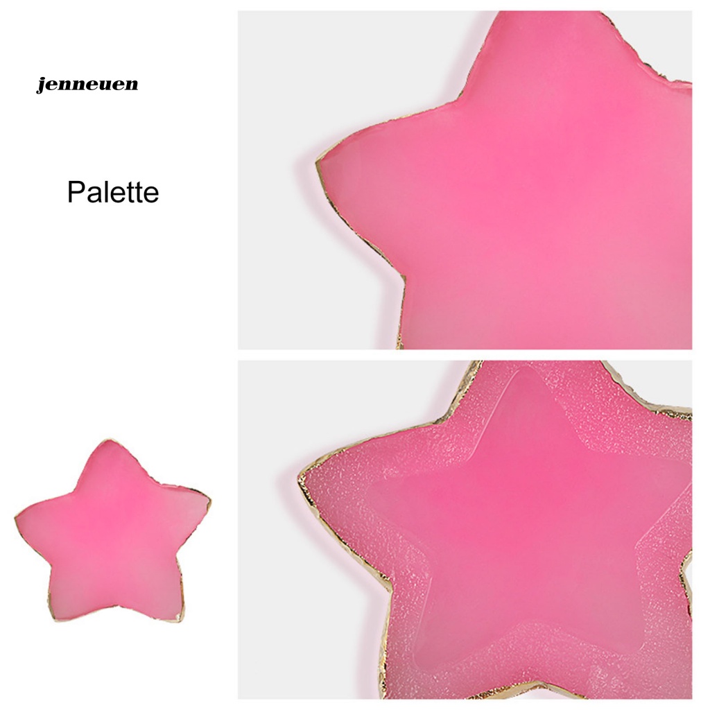 Bảng Màu Vẽ Móng Nghệ Thuật Hình Ngôi Sao / Trái Tim / Chiếc Lá Nhiều Màu Sắc