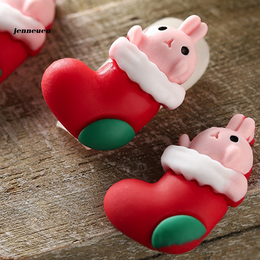 Set 5 Phụ Kiện Trang Trí Móng Tay Chủ Đề Giáng Sinh Năm Mới