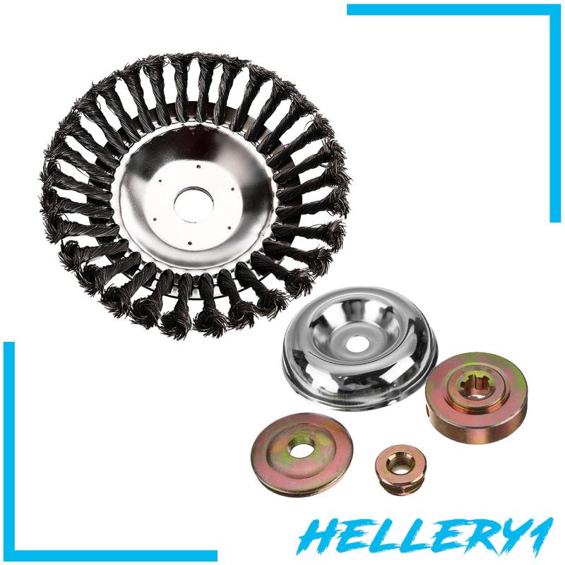 Đầu Bàn Chải Sợi Thép Phủ Dây Xoay Làm Sạch Rỉ Sét