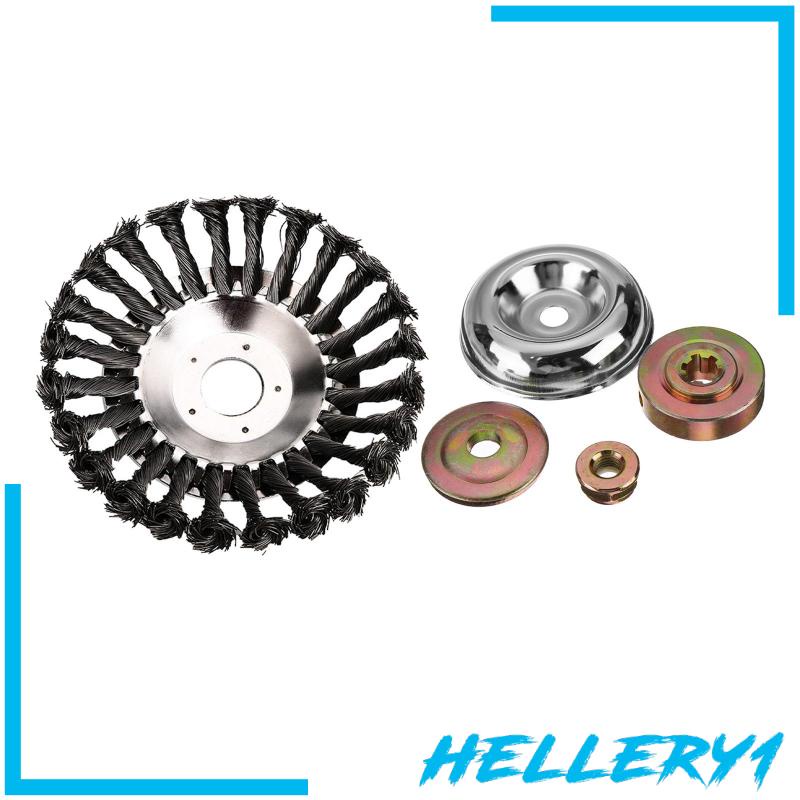 Đầu Bàn Chải Sợi Thép Phủ Dây Xoay Làm Sạch Rỉ Sét