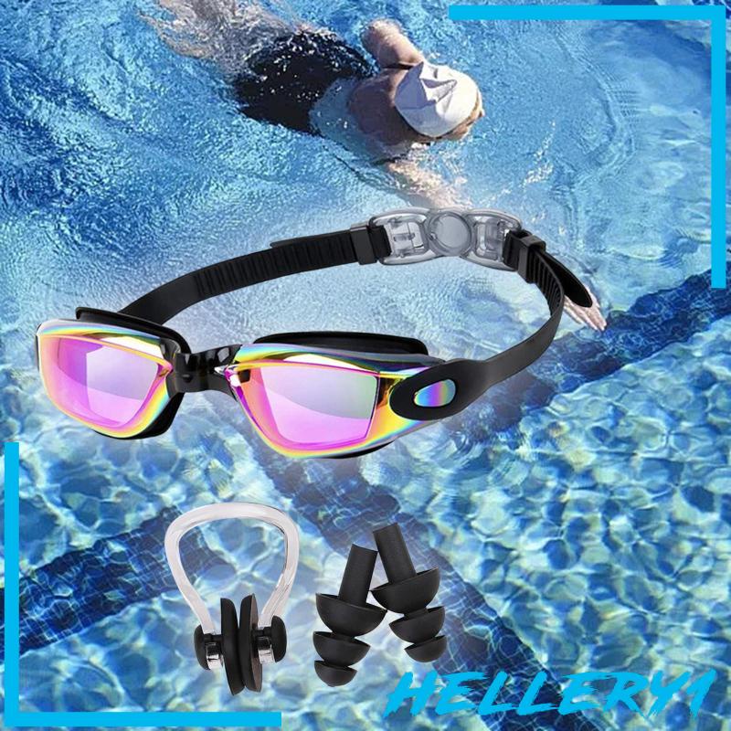 Kính Bơi Silicone Chống Sương Mù Không Bị Rò Rỉ Dành Cho Nam Và Nữ