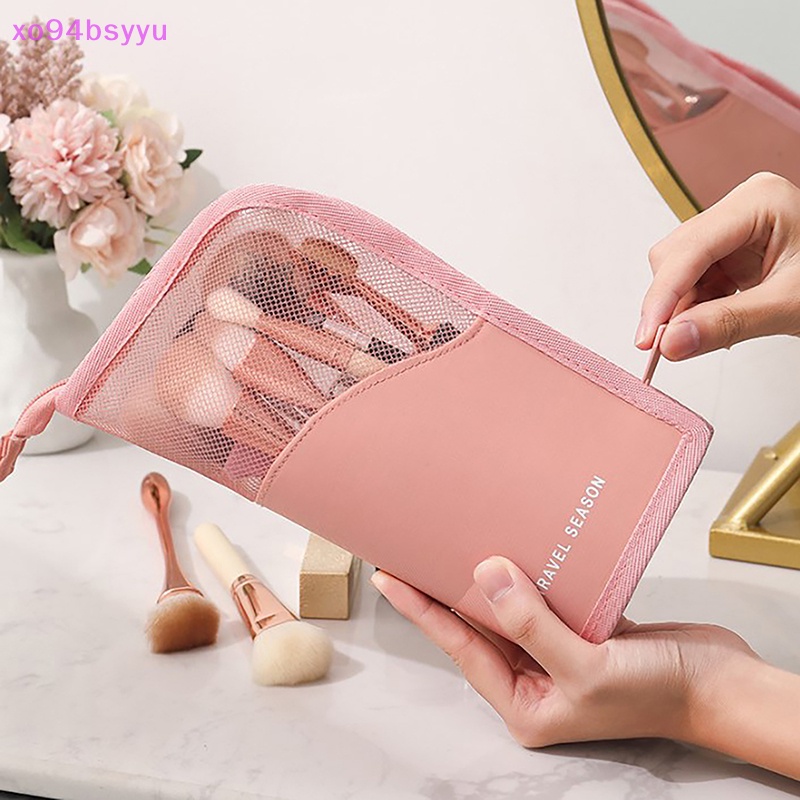 1 Túi Đựng Mỹ Phẩm Xo94Bsyu Trong Suốt Có Khóa Kéo Tiện Dụng Cho Nữ