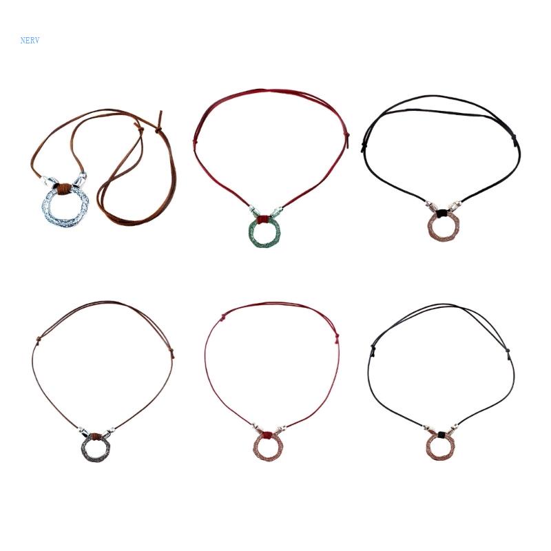 Vòng Cổ Choker Mặt Tròn Phong Cách Hippy Gypsy Thời Trang