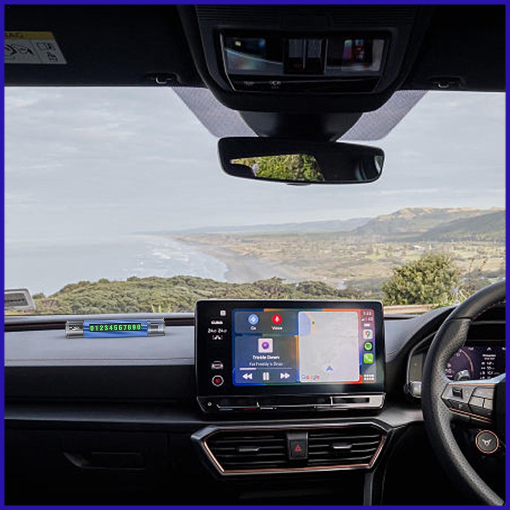 Bộ Thẻ Đậu Xe Tạm Thời Kèm Số Điện Thoại 3 Trong 1 Tiện Dụng Cho Xe Hơi